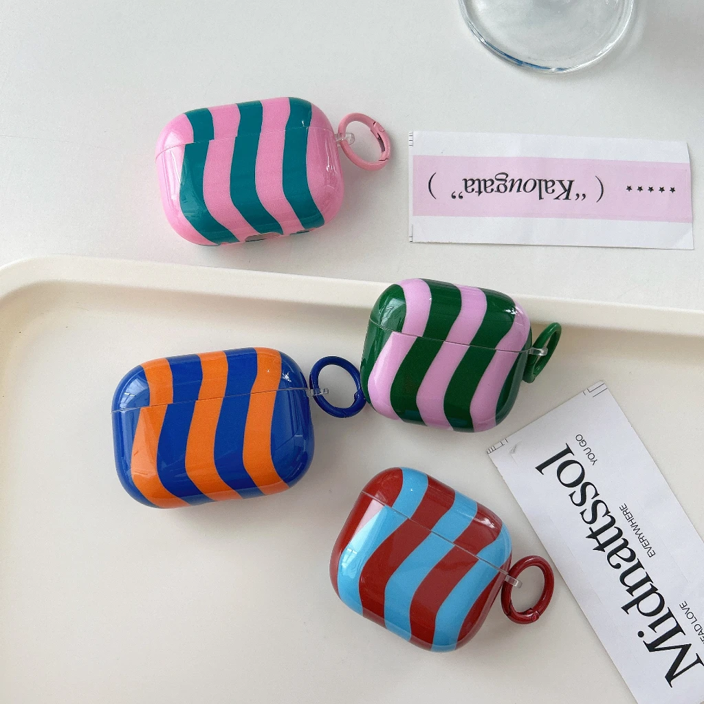 Creative Dopamine Color Collision Pendant Earphone Case