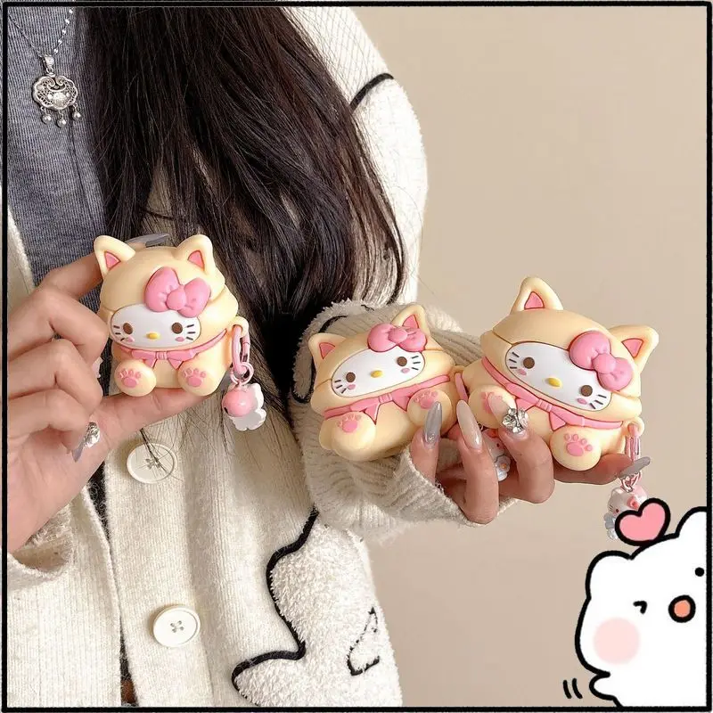 Anti-Fall PVC Yellow Garbed Bluetooth Earphone Case