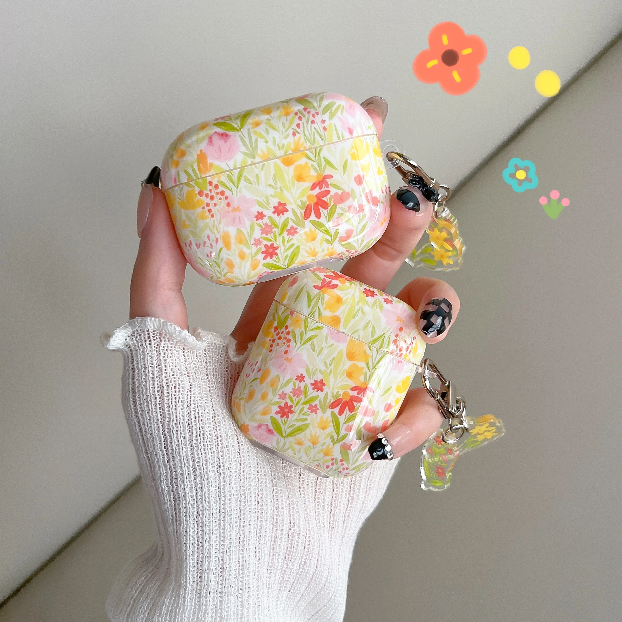 Glamorous Floral Pattern Case for AirPod