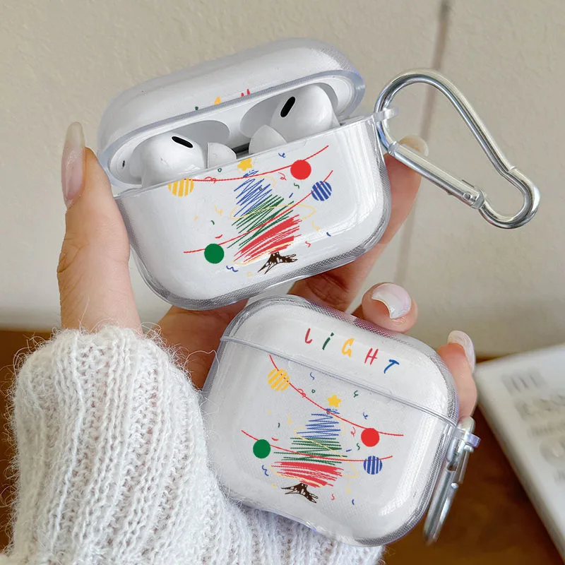 Handpainted Christmas Tree Headphone Case for Airpods
