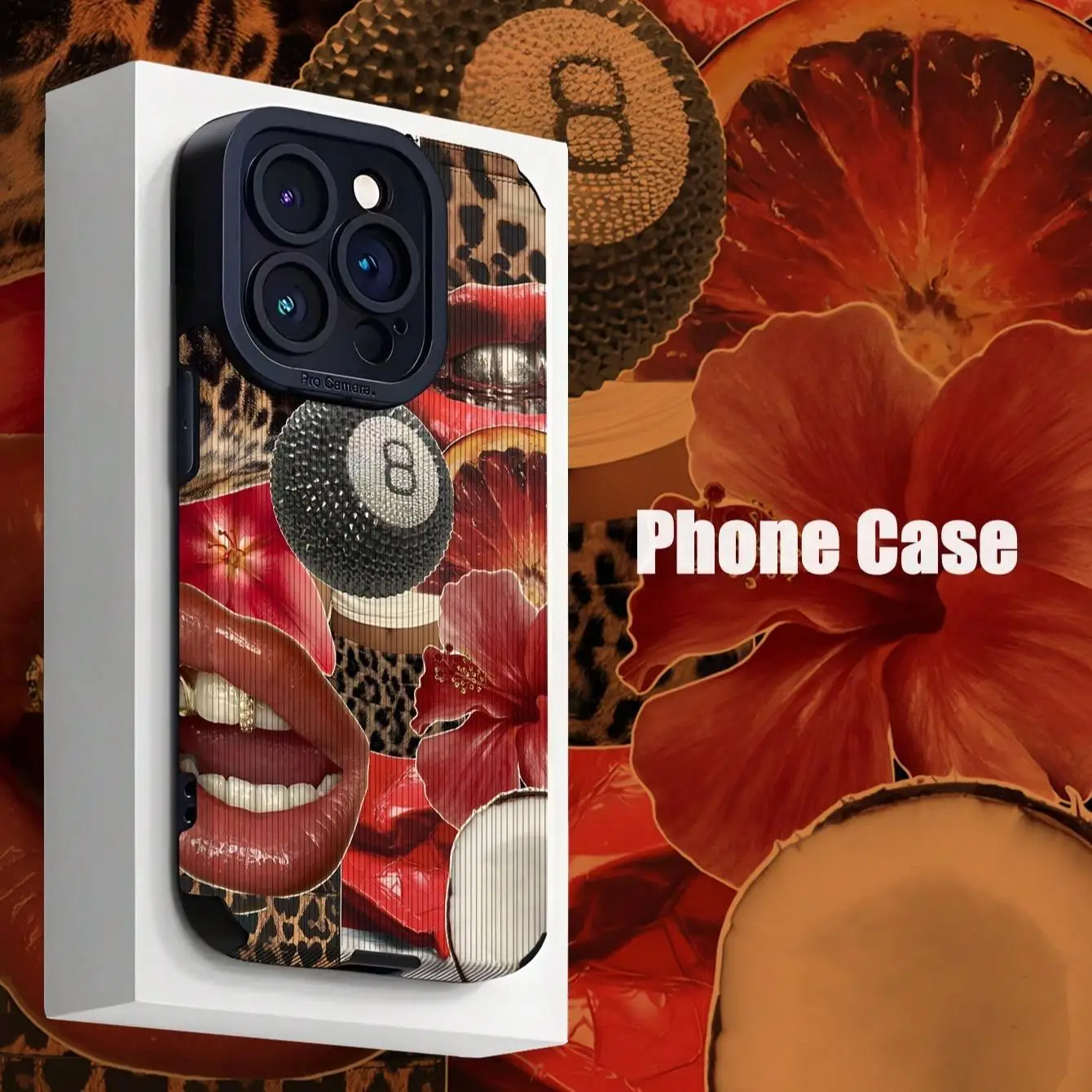 Fashionable Lip Pattern Phone Case with IPhone