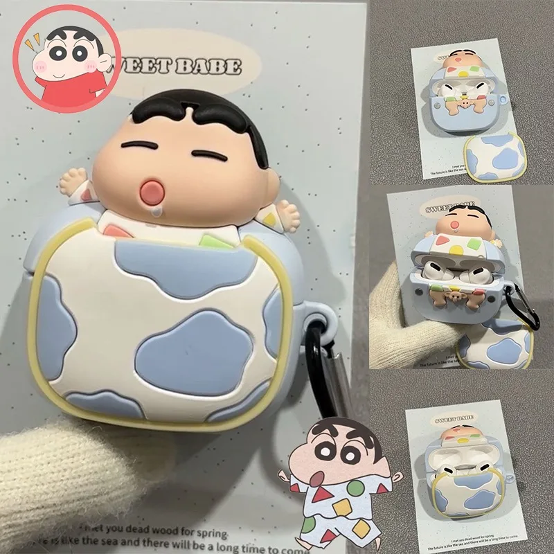 Crayon Shin-Chan Wireless Bluetooth Headphone Case for Airpods