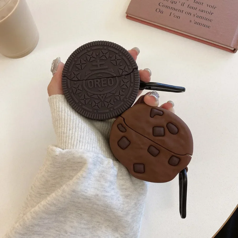 Cartoon Silicone Cookie Shape Protective Headphone For Samsung Galaxy