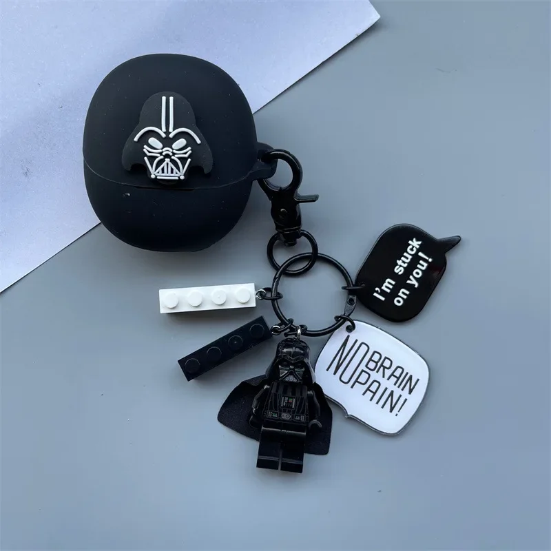 Silicone Wireless Protective Case with Keychain for Oppo Enco Air 3 - Image 4