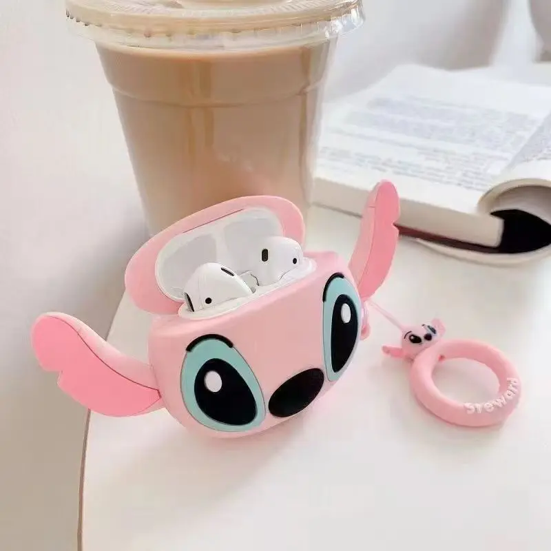 Kawaii Anime Cute Stitch Earphone Case for AirPods