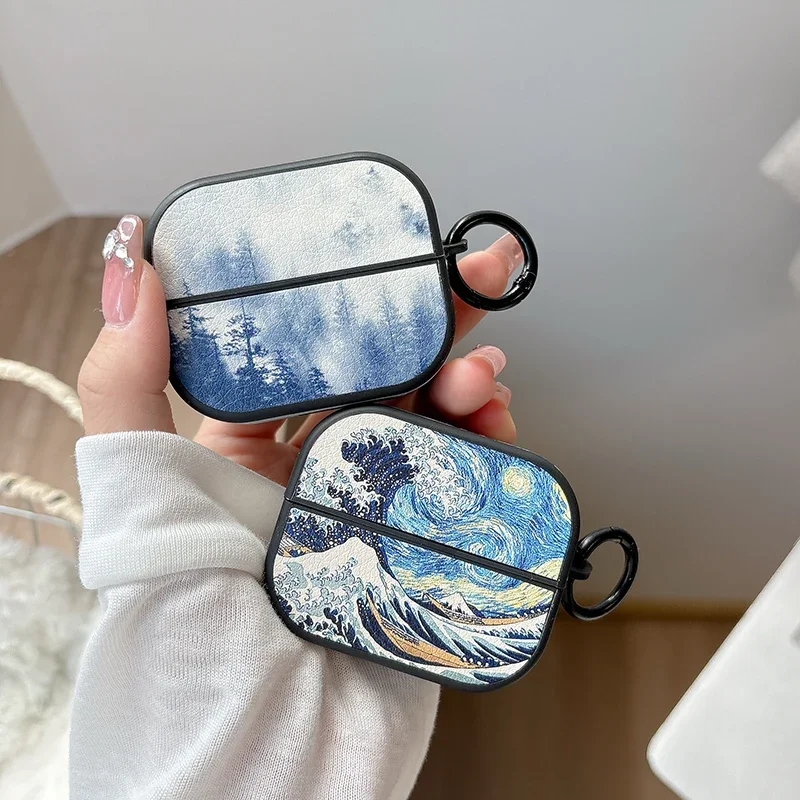 Waves Mountain Forest Case for Galaxy Buds