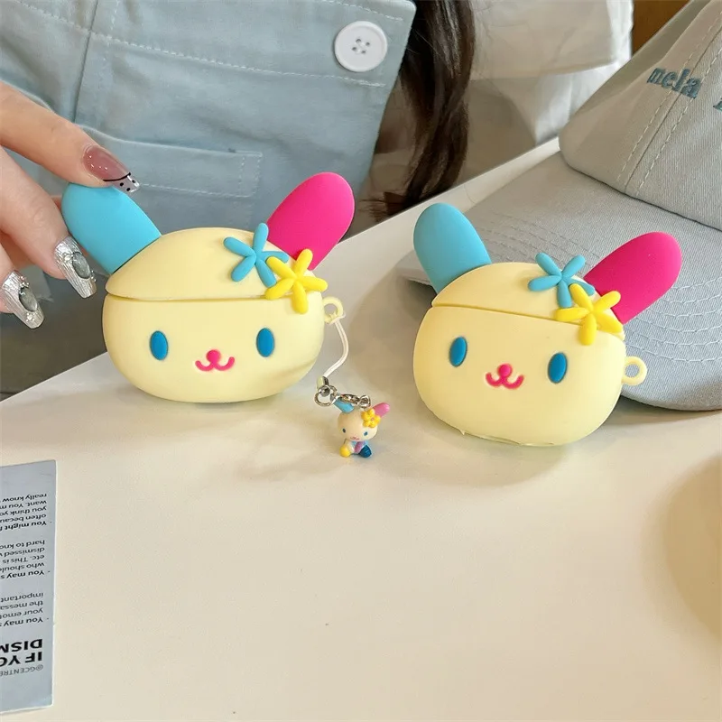 3D Silicone Cute Rabbit Protector Case for Air Pods