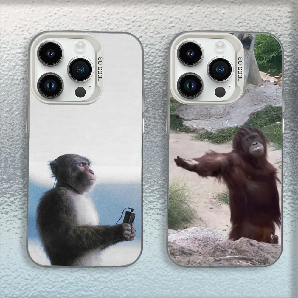 Cute Funny Monkey Phone Case For iPhone