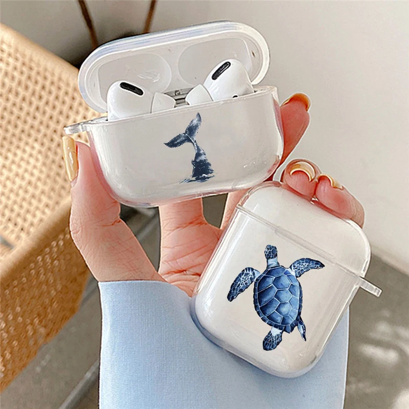 Dolphin Sea Turtle Earphone Case For Airpods
