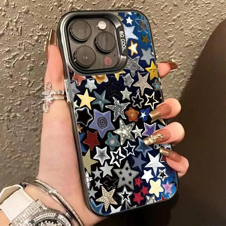 Anti-drop Star Pattern Matte Phone Case