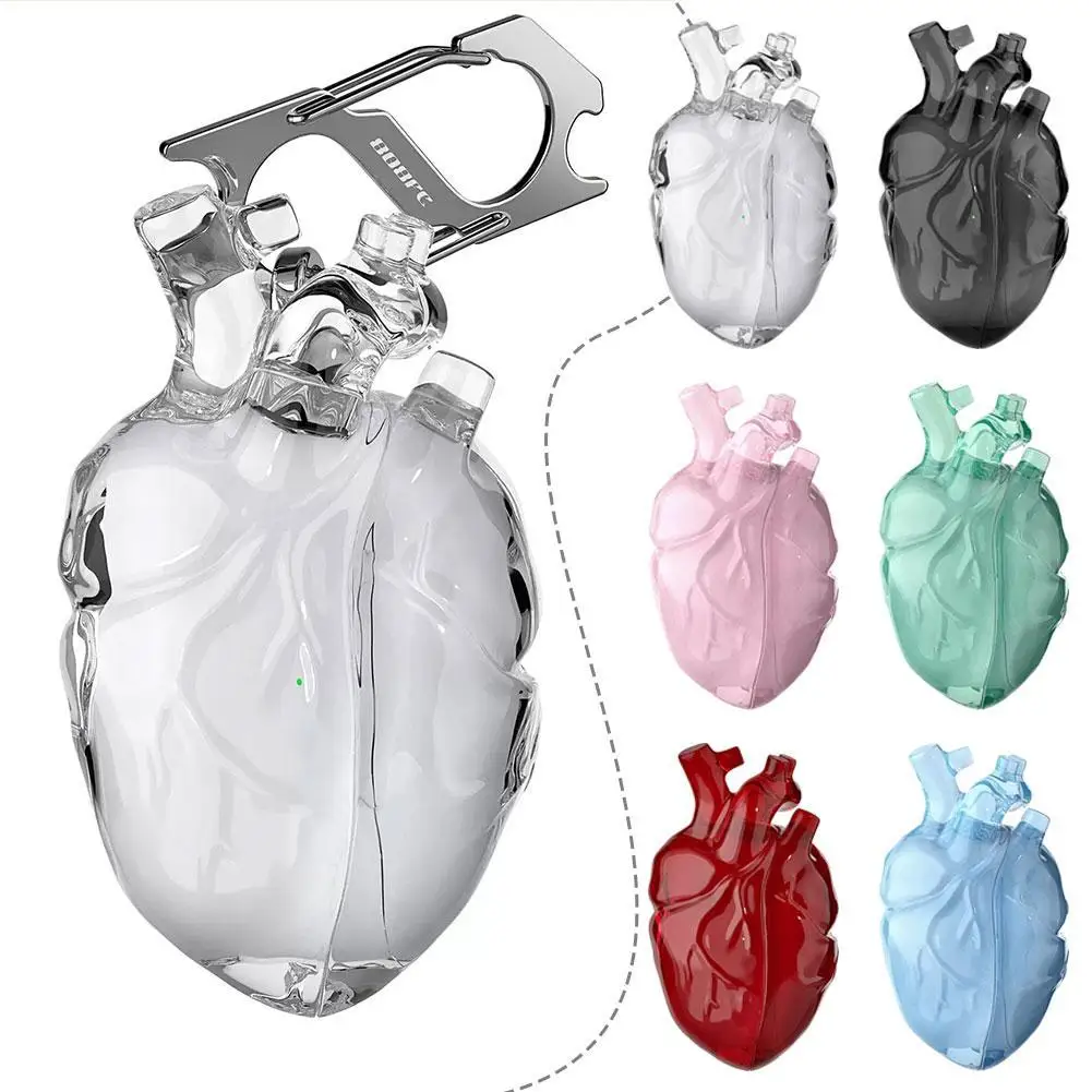 Silicone Transparent Heart Shaped Case For AirPods