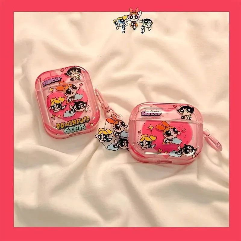 Red Girl Wireless Bluetooth Protective Cover For Airpods