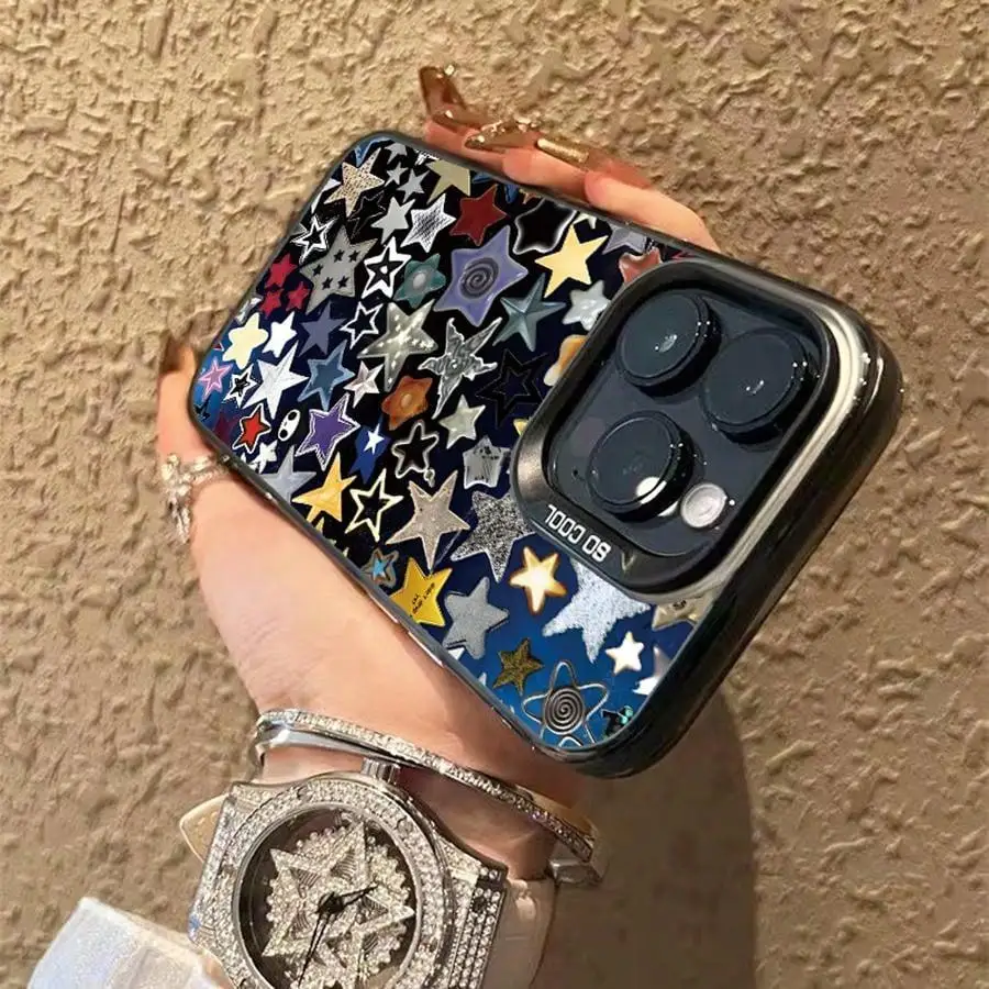 Anti-drop Star Pattern Matte Phone Case - Image 4