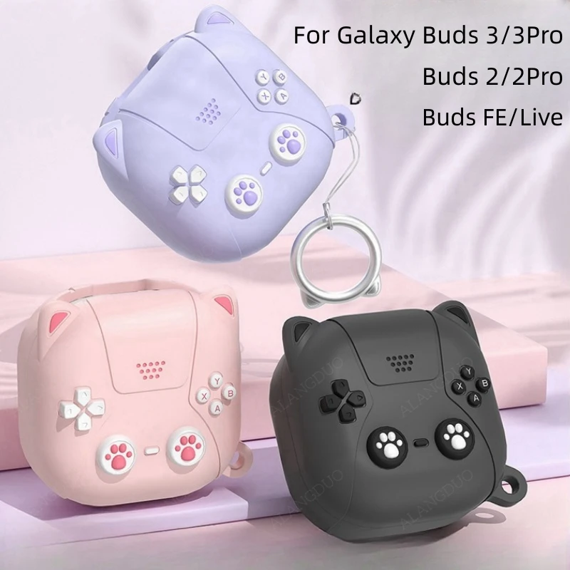 Cartoon Silicone Earbuds Case For Samsung Buds