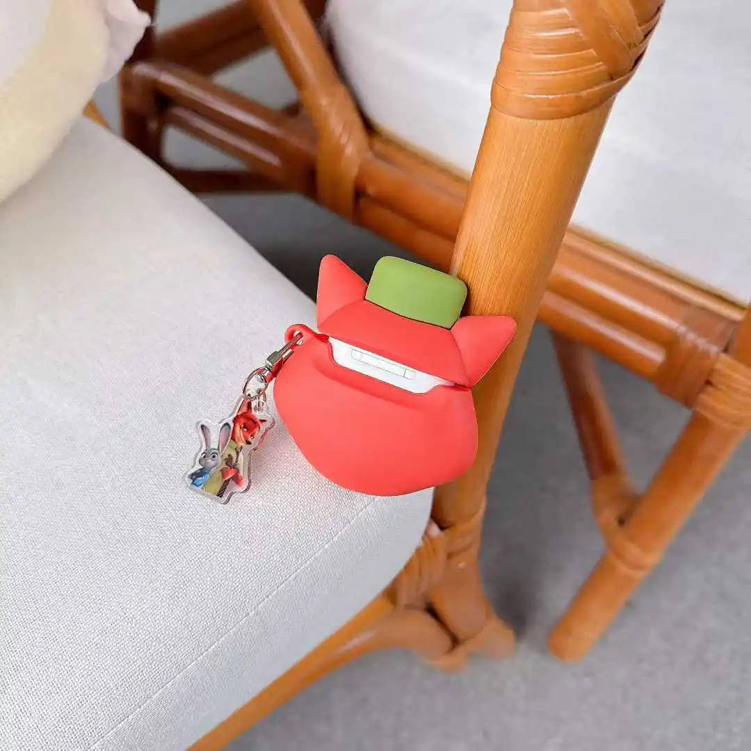 Silicone Soft Animal Wolf Protective Case For Airpods - Image 2