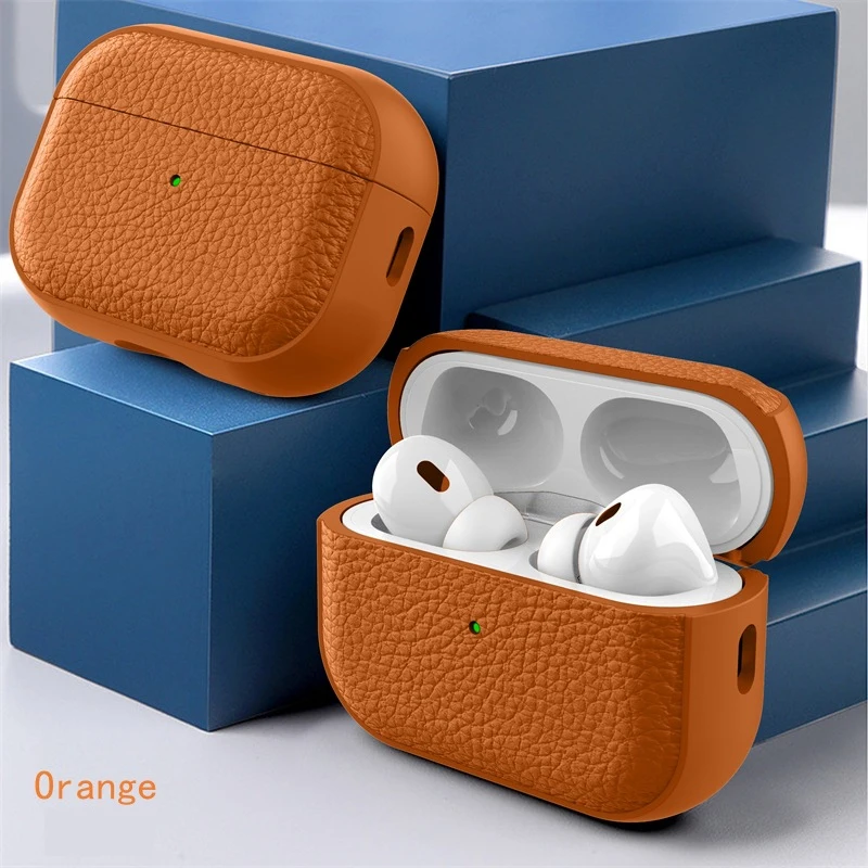 Anti-Lost Leather Texture Case for Airpods
