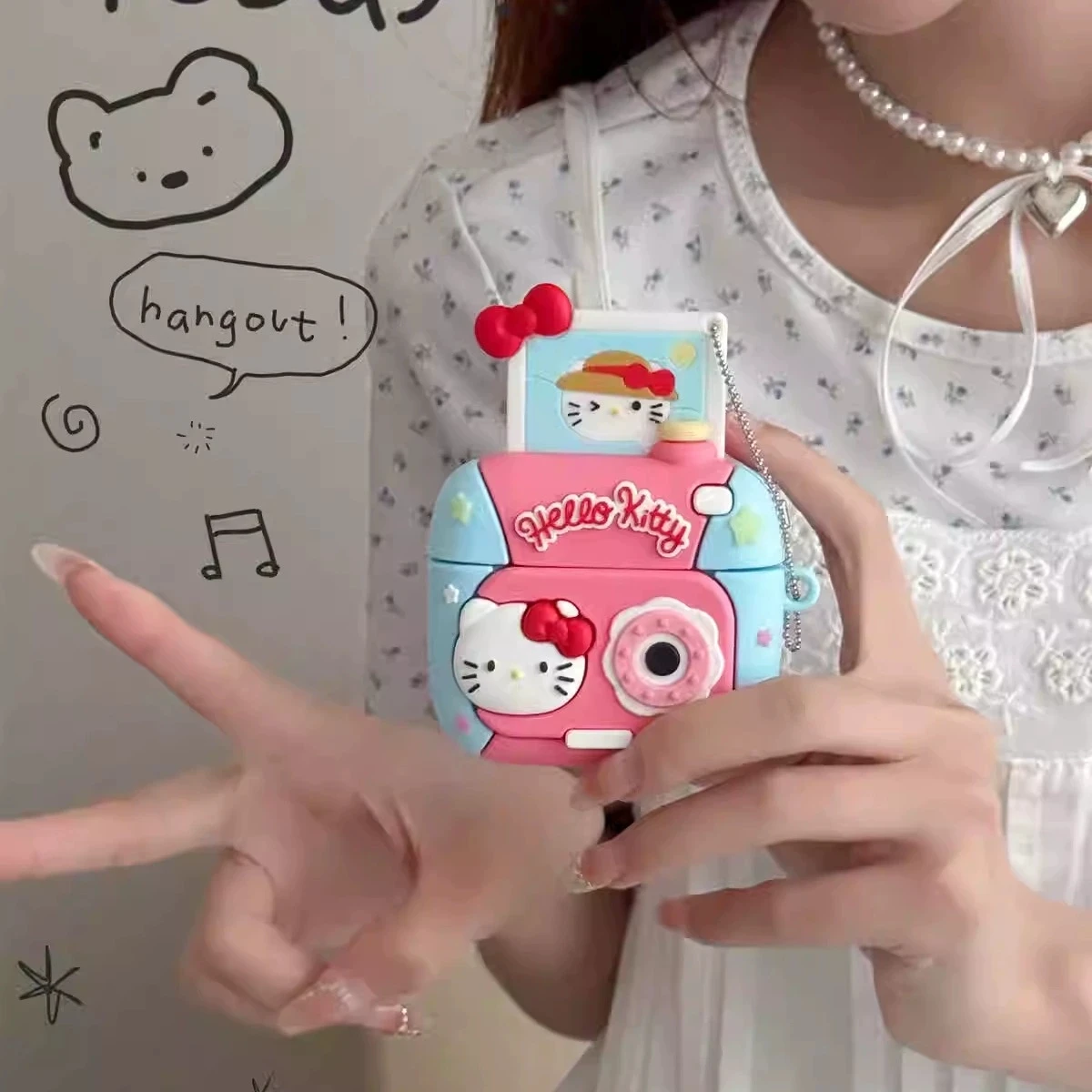 Hello Kitty Camera Case For Airpods