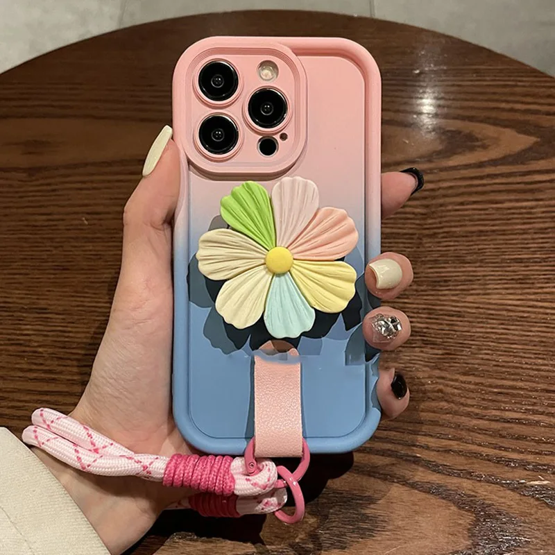 Luxury Gradient Flower Holder Stand Case