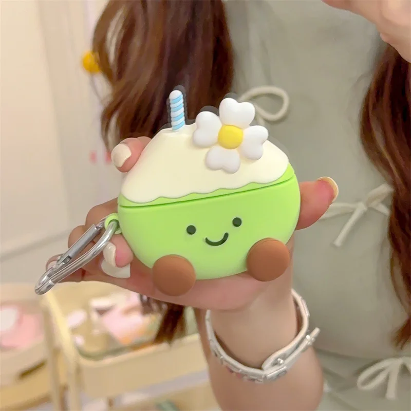 Silicone Funny Cute Coconut Case For Airpods