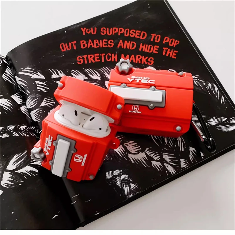 Soft Silicone Disney Automobile Engine Case For Airpods