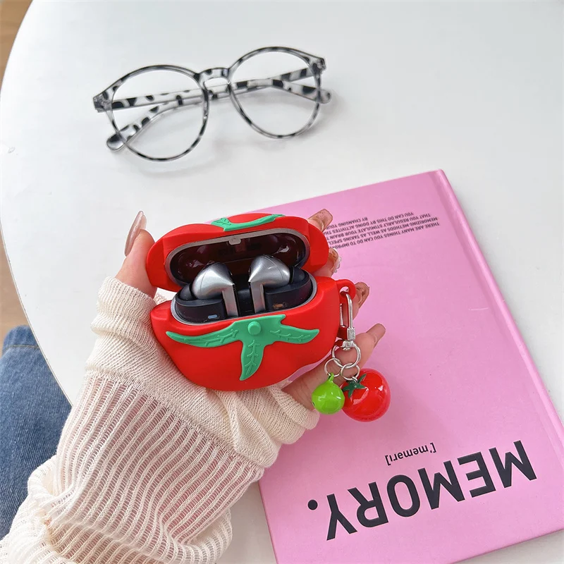 Silicone Shockproof Tomato Earphone Case for Samsung Galaxy