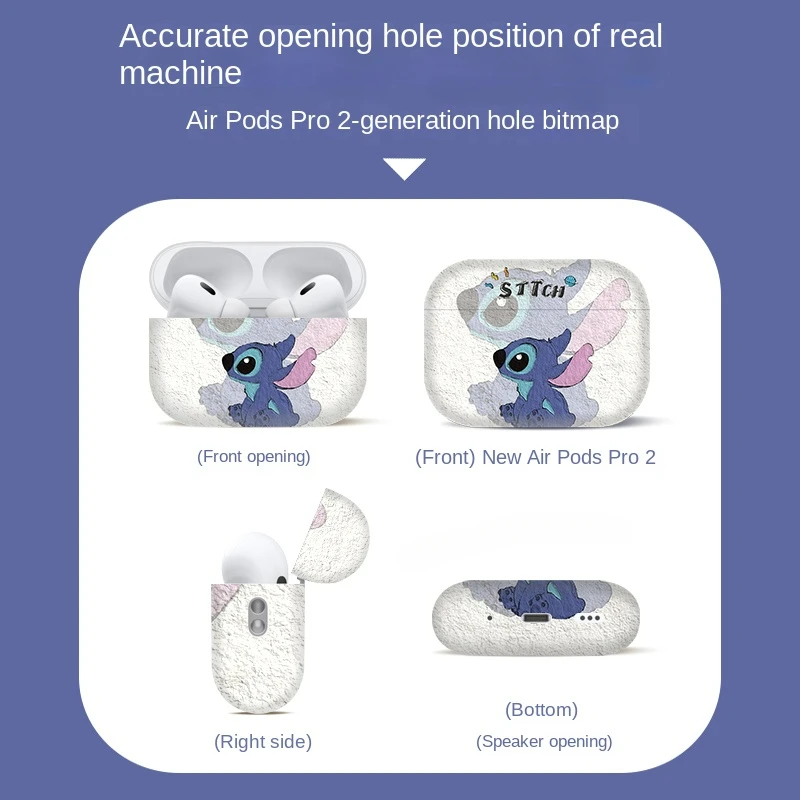 Frosted Stitch Headphone Cover For Airpods - Image 3