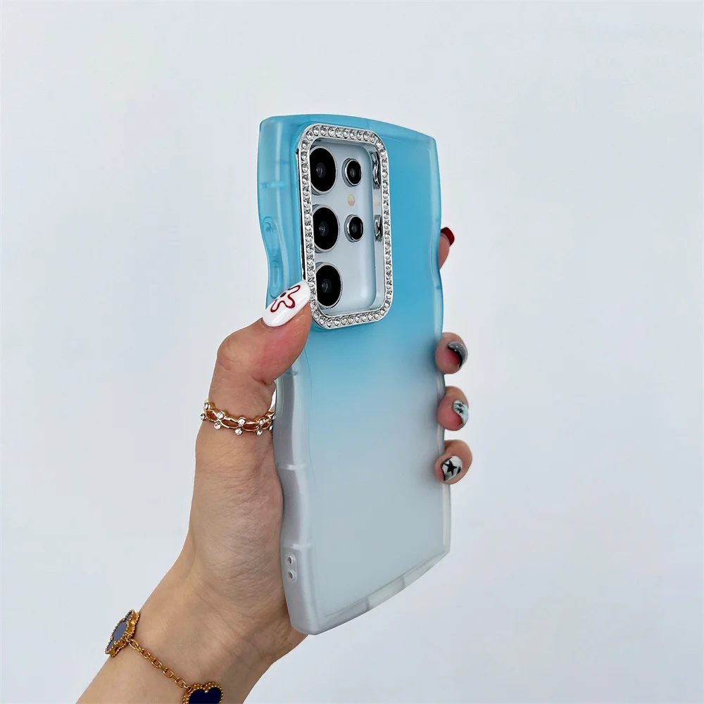 Gradient Diamond Lens Color Case For Samsung Galaxy