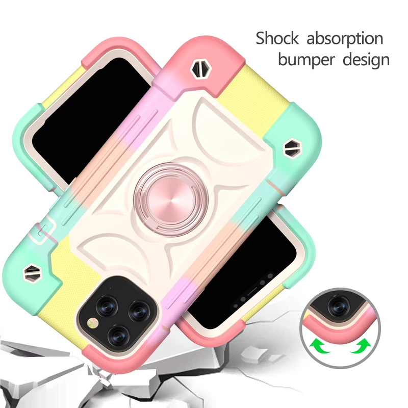 Armor Bumper Shockproof Phone Case For iPhone