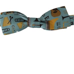 Mint Green Jazz Club Adjustable Neck Papillon Bow Tie