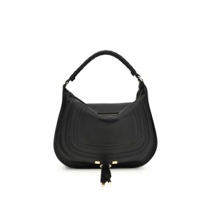 Black Calf Leather Bos Taurus Shoulder Bag