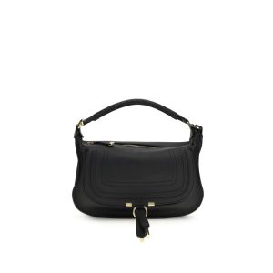 Black Calf Leather Bos Taurus Shoulder Bag