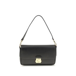 Black Calf Leather Bos Taurus Shoulder Bag