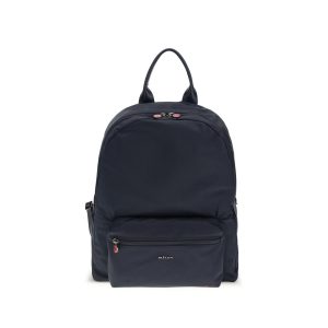 Blue Nylon Backpack
