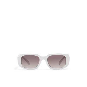 White Polycarbonate Sunglasses