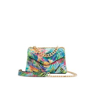 Light Blue Polyethylene Shoulder Bag