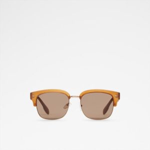Beige Polycarbonate Sunglasses
