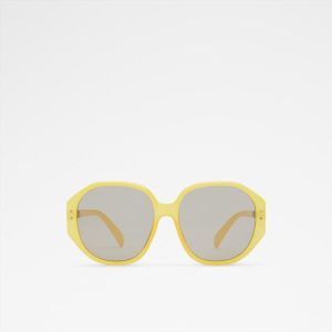Yellow Polycarbonate Sunglasses