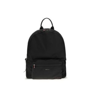 Black Nylon Backpack