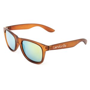 Brown Injected Sunglasses