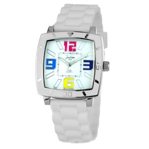 White Rubber Bracelet Watch