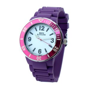 Multicolor Rubber Sport Watch