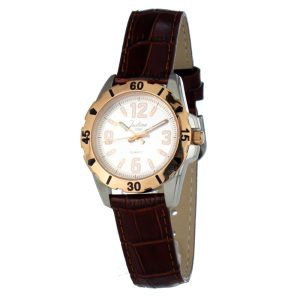 Brown Leather Dress Watch