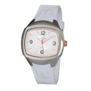 White Rubber Dress Watch