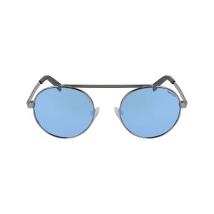 Gray Metal Sunglasses