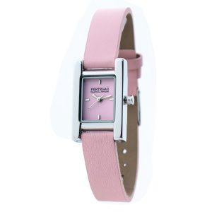 Multicolor Leather Dress Watch