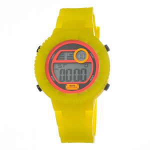 Bicolor Synthetic Digital Watch