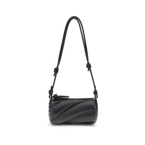 Black Calf Leather Bos Taurus Shoulder Bag