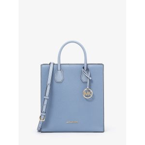 Blue Leather Handbag