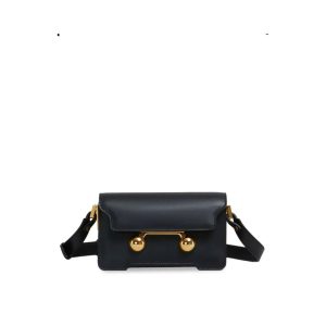 Black Calfskin Belt Bag