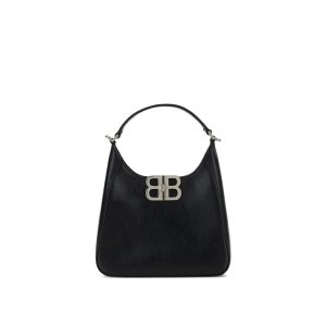 Black Lamb Leather Shoulder Bag